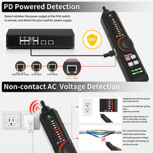 Load image into Gallery viewer, Henkion LT-600M 4-inch Professional Multi-function Network Cable Tester