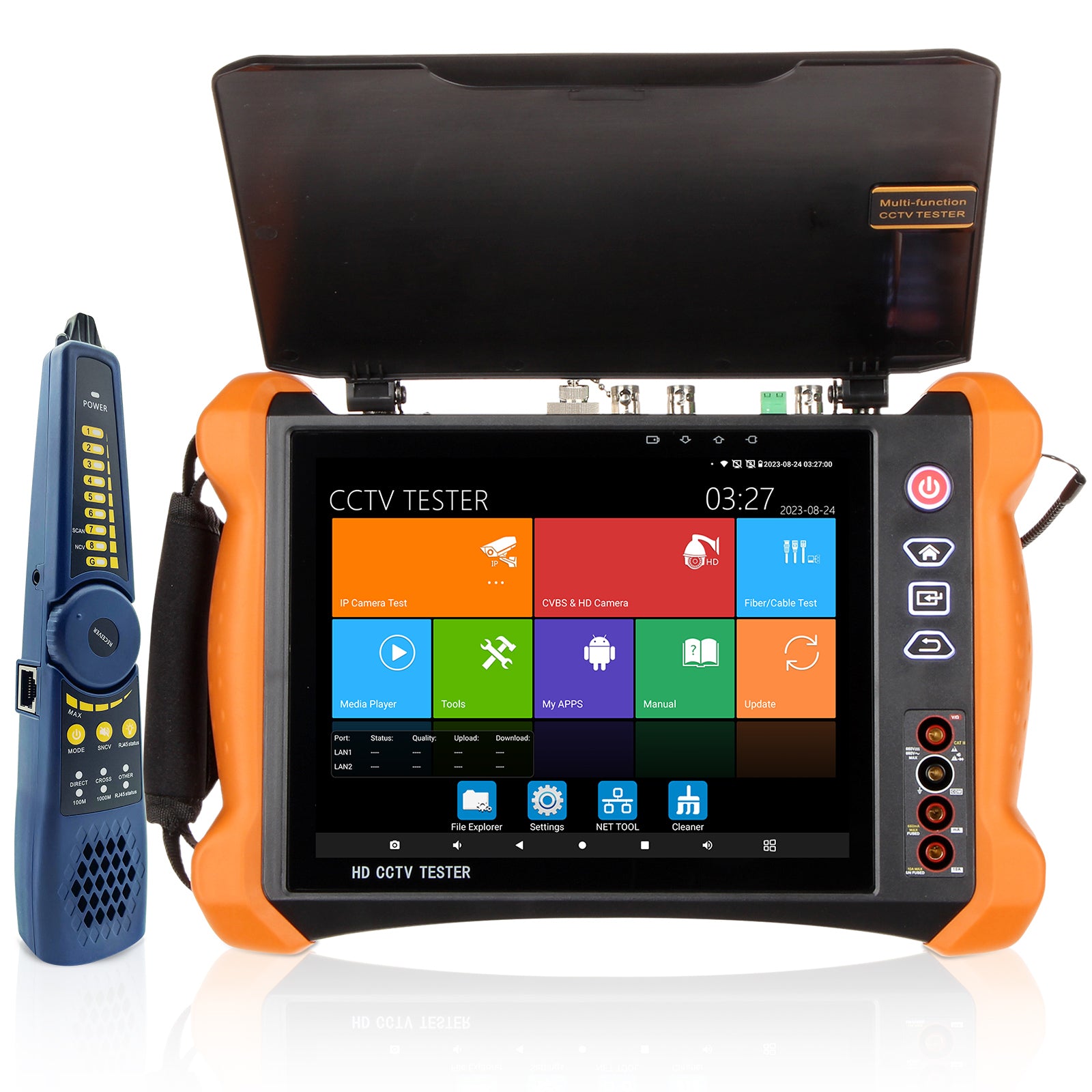 Henkion X9-MOVTADHS Pro 8K Hi-POE security CCTV camera tester