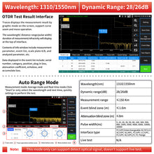 Load image into Gallery viewer, Henkion RSO-73 1310/1550nm 28/26dB OTDR