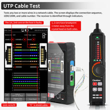 Load image into Gallery viewer, Henkion LT-600M 4-inch Professional Multi-function Network Cable Tester