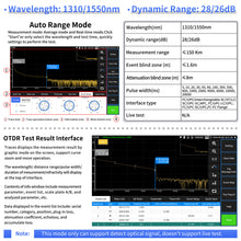 Load image into Gallery viewer, Henkion RSO-85 1310/1550nm 28/26dB OTDR