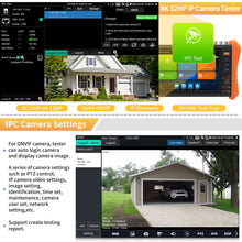 Load image into Gallery viewer, Henkion IPC-H12-MOVTADHSEF CCTV Tester 8K 32MP 12MP IP Camera Tester