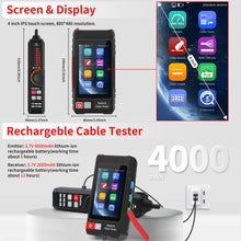 Load image into Gallery viewer, Henkion LT-600 4-inch Professional Multi-function Network Cable Tester