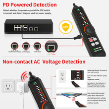 Load image into Gallery viewer, Henkion LT-600 4-inch Professional Multi-function Network Cable Tester