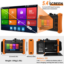 Load image into Gallery viewer, Henkion RSO-6510 1310/1550nm 28/26dB multi-function OTDR

