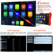 Load image into Gallery viewer, Henkion E89 4K IP Camera Tester 8inch Touchscreen 8MP TVI/CVI/AHD Support 90W PoE
