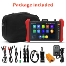 Load image into Gallery viewer, Henkion E89 4K IP Camera Tester 8inch Touchscreen 8MP TVI/CVI/AHD Support 90W PoE

