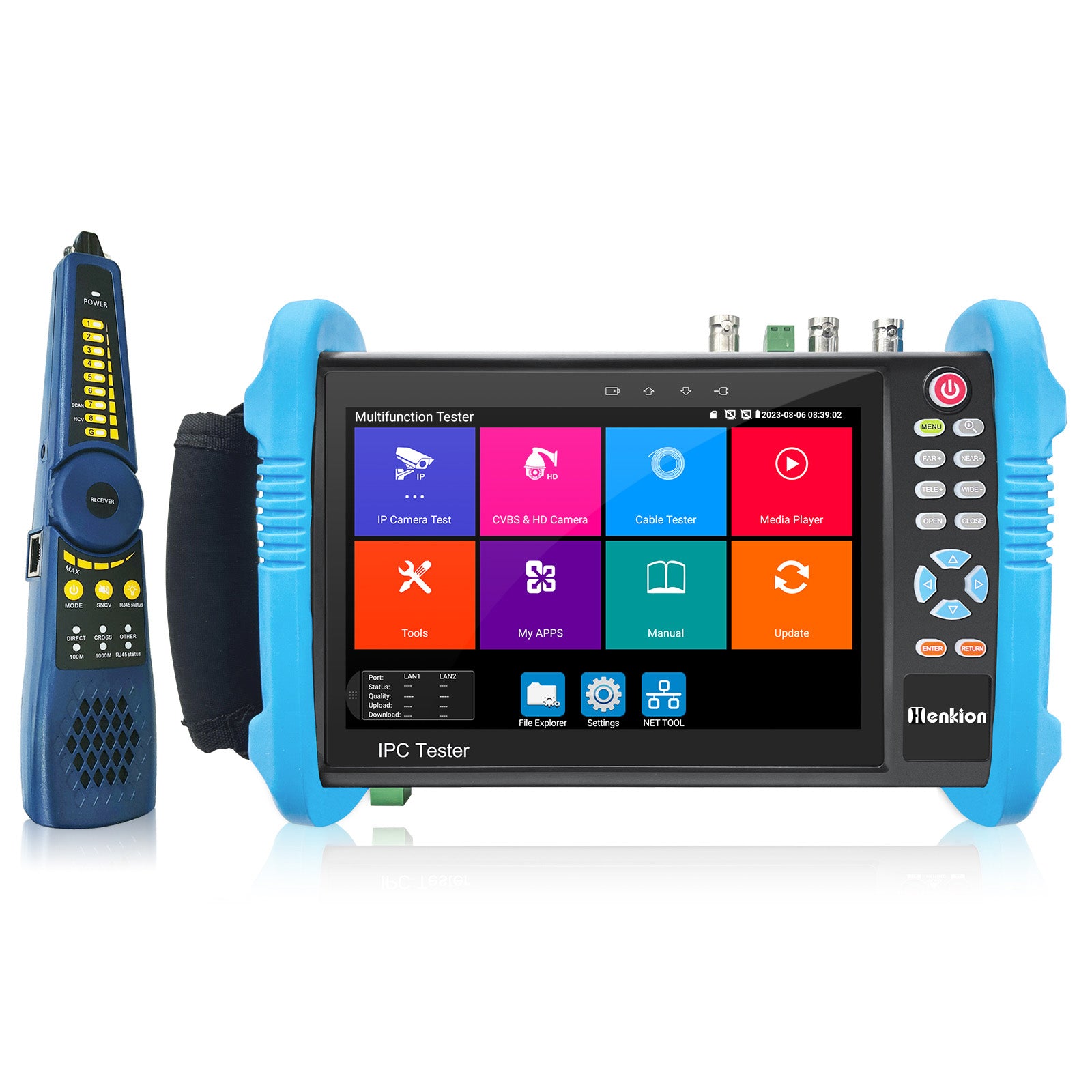 Henkion IPC-9800CADHS Pro 8K security camera tester