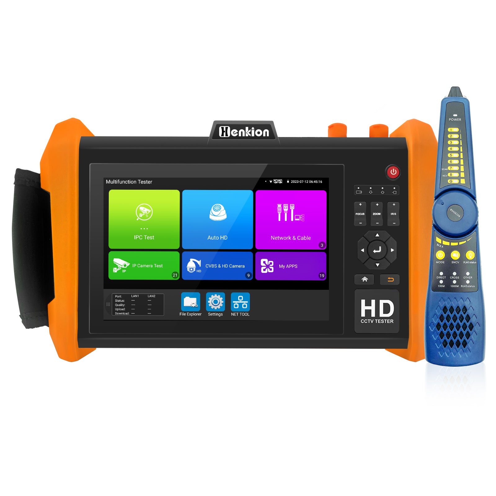 Henkion K15-CADH All-in-one 8K CCTV Camera Tester