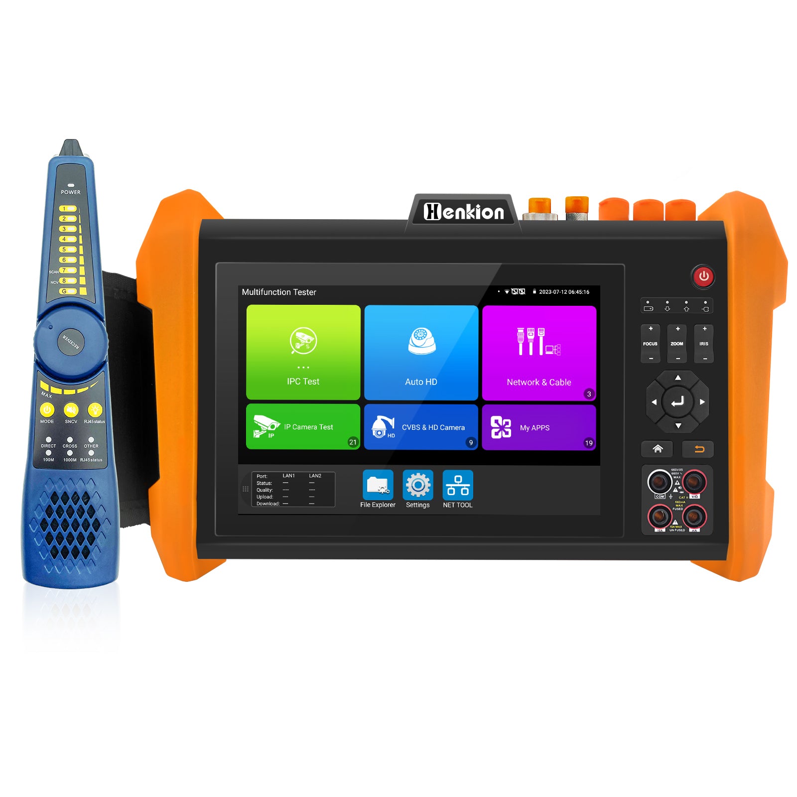 Henkion K15-CLMOVTADHS All-in-one 8K CCTV Camera Tester