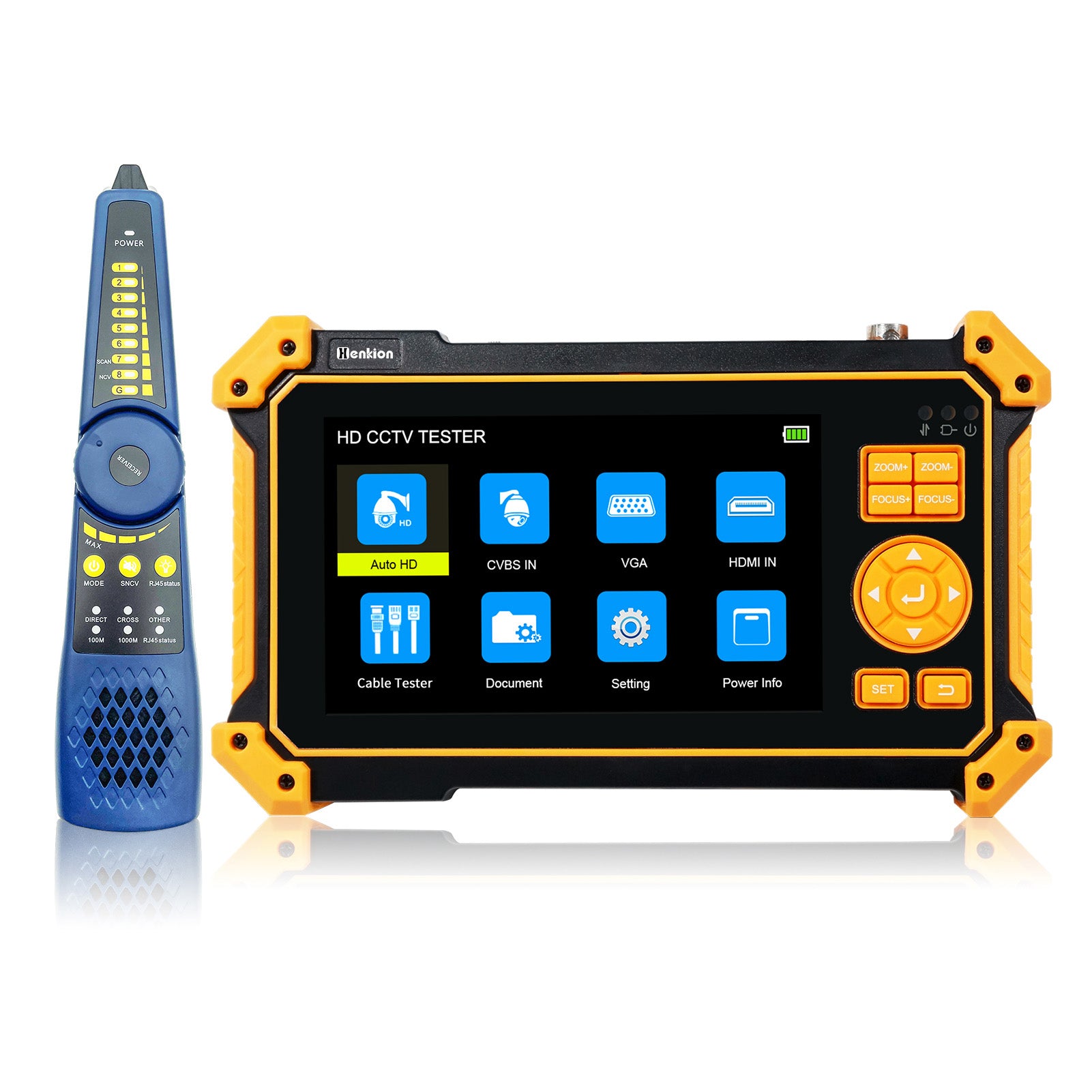 Henkion HD-3100C Plus Coaxial Security Camera Tester