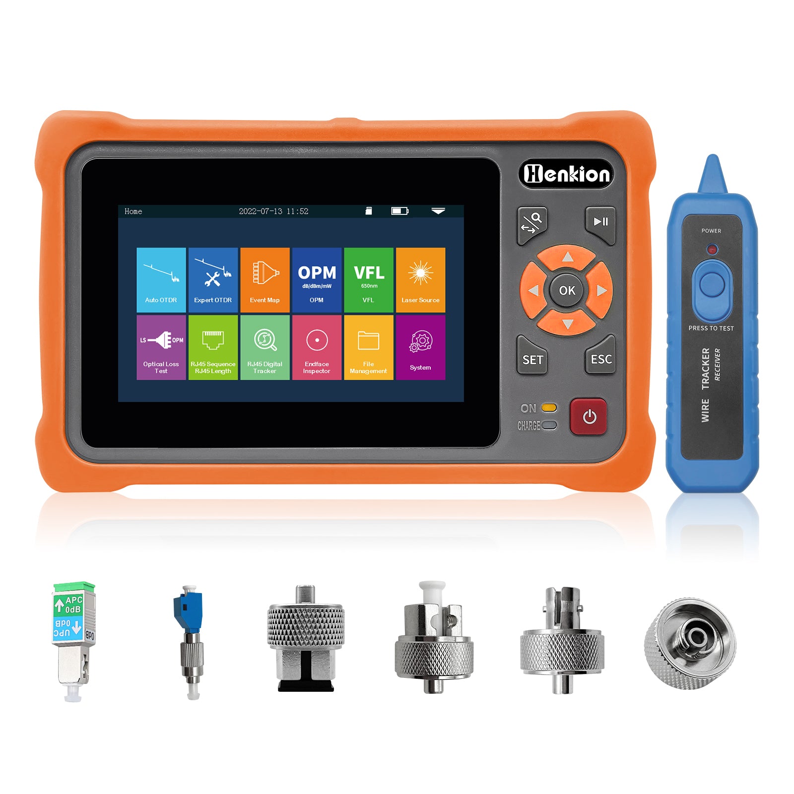 Henkion RSO-4000D 1310nm 26dB/1550nm 24dB Single Mode Mini OTDR