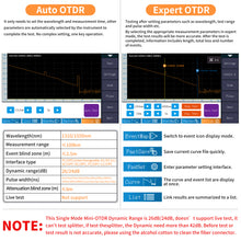 Load image into Gallery viewer, Henkion RSO-4000D 1310nm 26dB/1550nm 24dB Single Mode Mini OTDR
