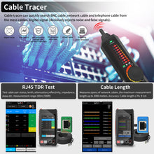 Load image into Gallery viewer, Henkion LT-600T 4-inch Professional Multi-function Network Cable Tester
