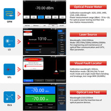 Load image into Gallery viewer, Henkion RSO-73 1310/1550nm 28/26dB OTDR

