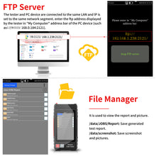 Load image into Gallery viewer, Henkion LT-600 4-inch Professional Multi-function Network Cable Tester
