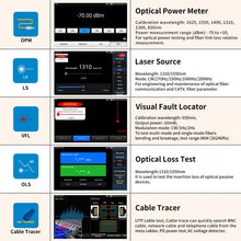 Load image into Gallery viewer, Henkion RSO-6510 1310/1550nm 28/26dB multi-function OTDR
