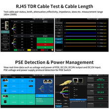 Load image into Gallery viewer, Henkion E88 4K 12MP IP Security Camera Tester 8 Inch Touchscreen 90W PoE CCTV Test Tool
