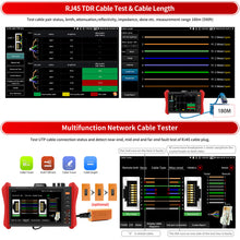 Load image into Gallery viewer, Henkion E90 4K IP Camera Tester 8" Touchscreen 90W PoE DMM OPM VFL Network Tools
