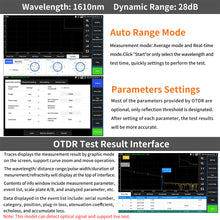 Load image into Gallery viewer, Henkion RSO-6510 1610nm 28dB multi-function OTDR
