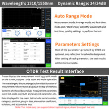 Load image into Gallery viewer, Henkion RSO-6510 1310/1550nm 34/34dB multi-function OTDR
