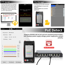 Load image into Gallery viewer, Henkion LT-600M 4-inch Professional Multi-function Network Cable Tester
