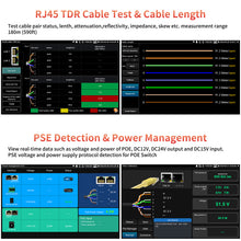 Load image into Gallery viewer, Henkion E89 4K IP Camera Tester 8inch Touchscreen 8MP TVI/CVI/AHD Support 90W PoE
