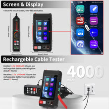 Load image into Gallery viewer, Henkion LT-600M 4-inch Professional Multi-function Network Cable Tester
