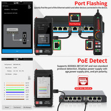 Load image into Gallery viewer, Henkion LT-600 4-inch Professional Multi-function Network Cable Tester

