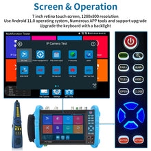 Load image into Gallery viewer, Henkion IPC-9800MOVTADHS Pro 8K security camera tester
