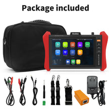 Load image into Gallery viewer, Henkion E88 4K 12MP IP Security Camera Tester 8 Inch Touchscreen 90W PoE CCTV Test Tool
